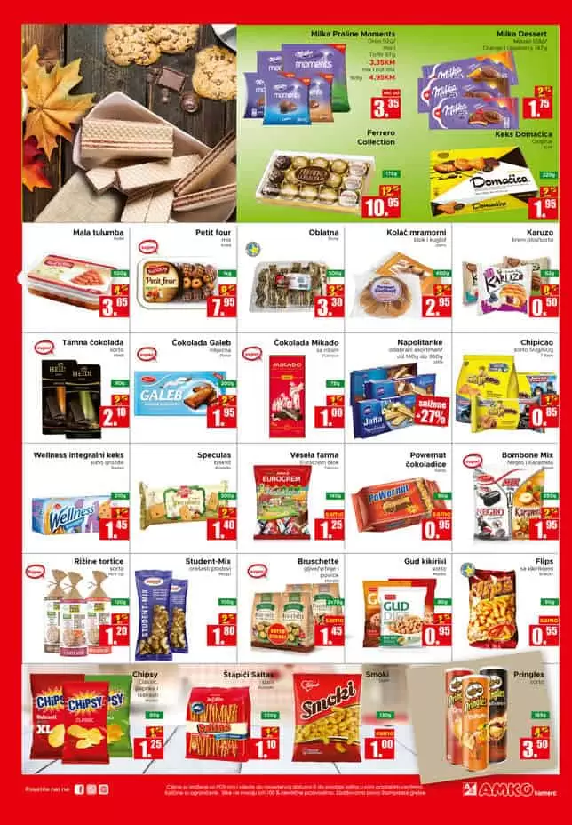 slatkisi su na akciji u novom amko katalogu.