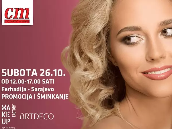 Promocija i šminkanje uz dekorativnu kozmetiku Make up Factory i Artdeco