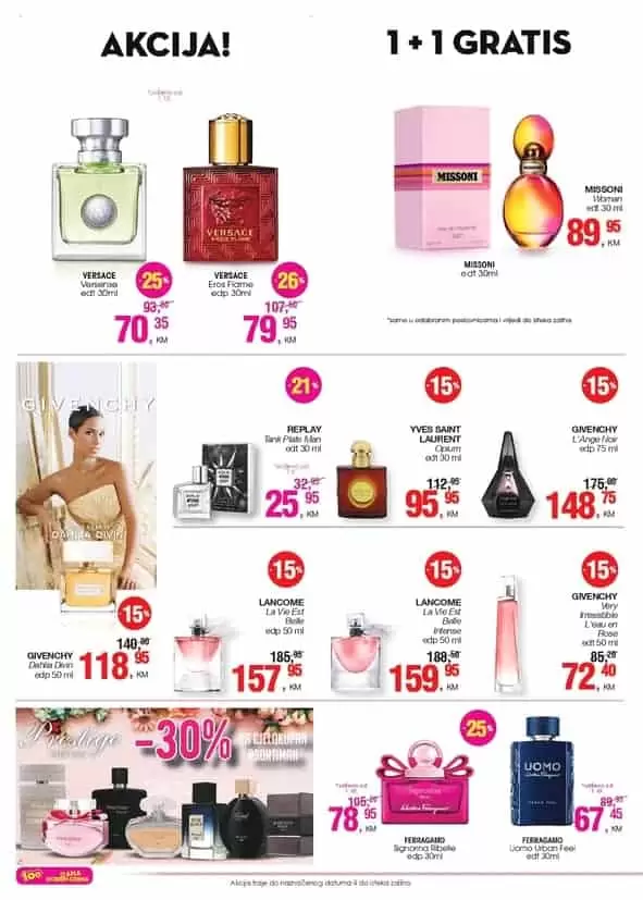 cm akcijski katalog. snizenje parfema.