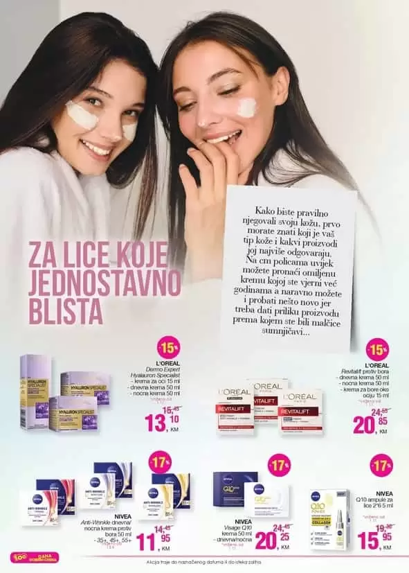 cm akcijski katalog. za savrsen i blistav ten.