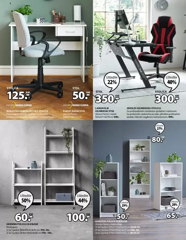 komode, regali police. super snizenje u jysk trgovinama