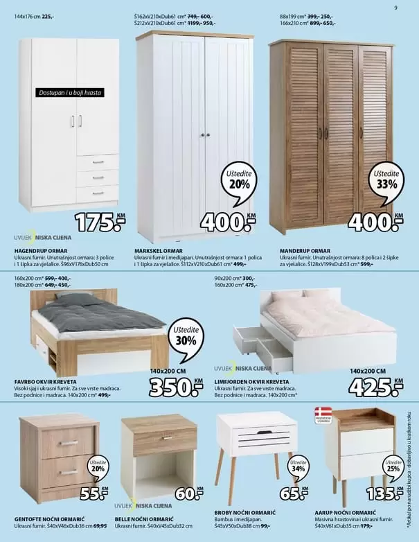 madrac, nadmadrac, krevet za savrsen san. za miran i ugodan san jysk je tu.