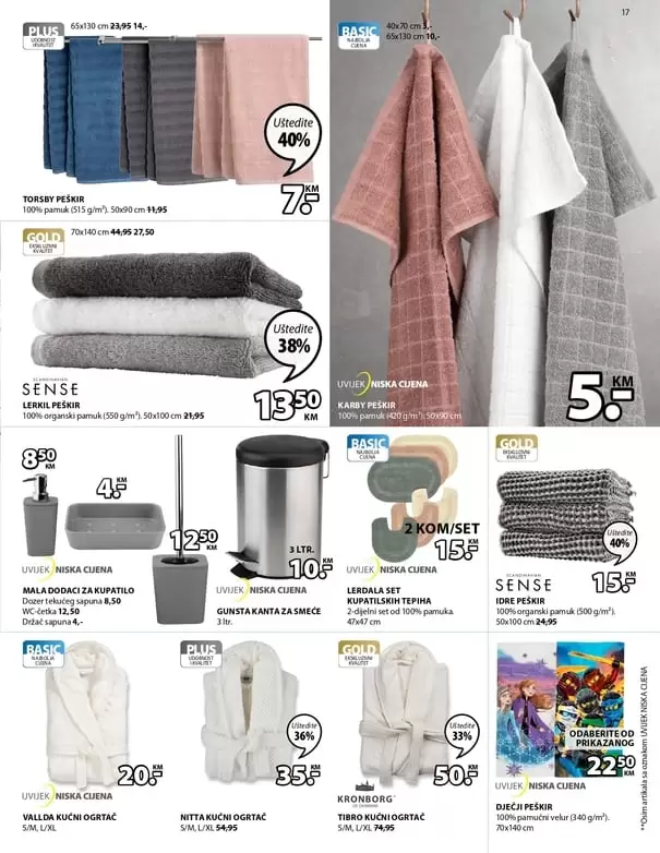 Jysk akcijski katalog. rasprodaja u jysk trgovinama.