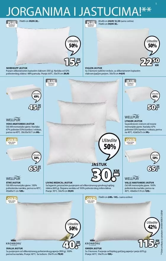 za savrsen san tu je jysk jastuk. uzovajte.