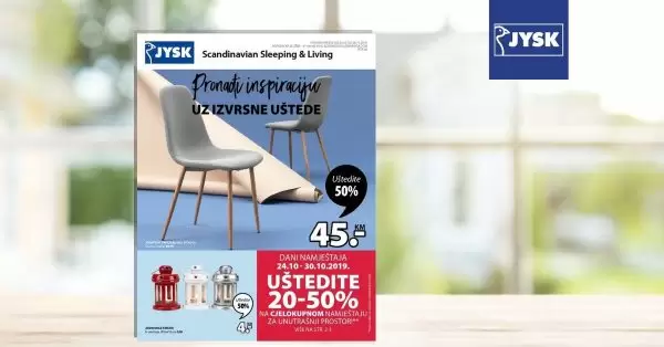 Jysk akcijski katalog 24.10.-06.11.2019. godine