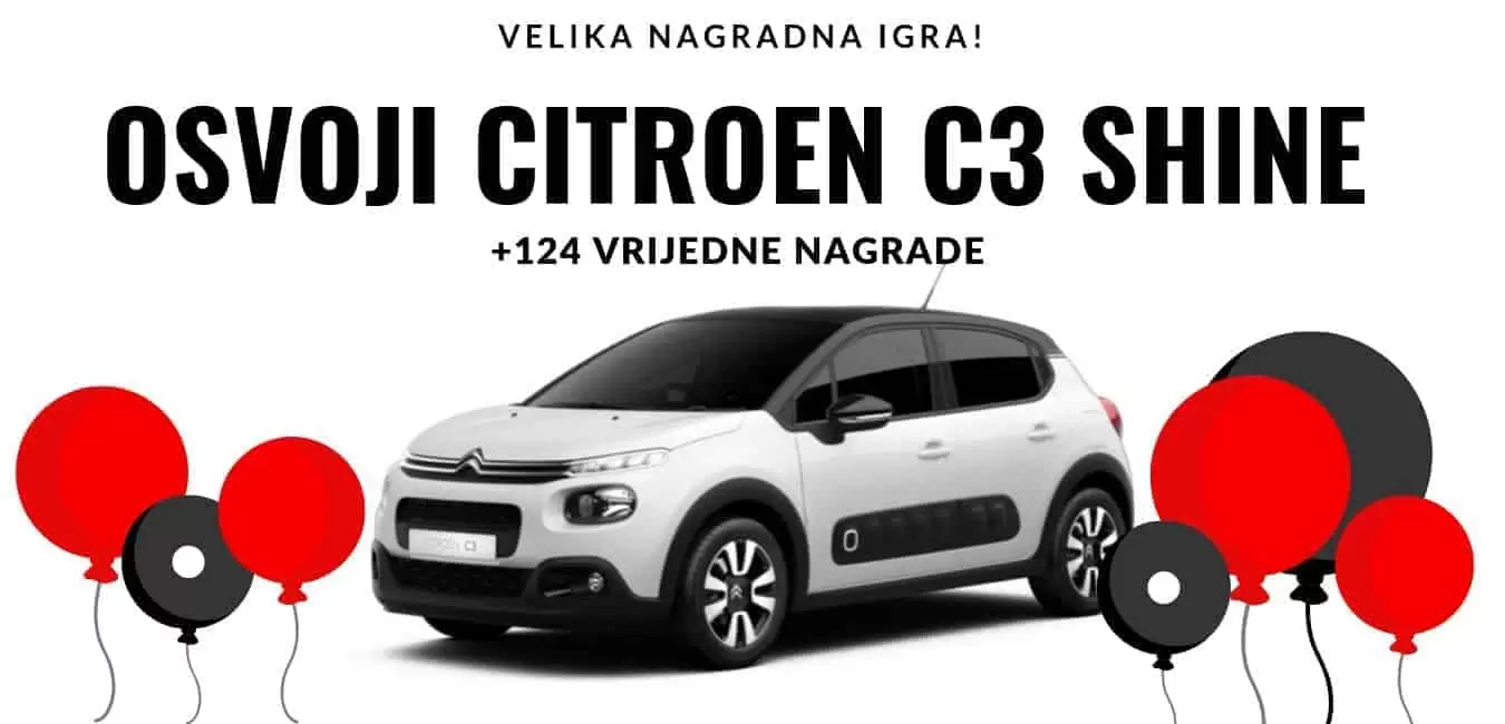 amko komerc citroen c3 shine nagradna igra