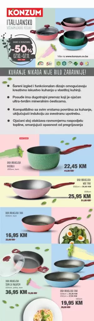Italijansko višenamjensko posuđe