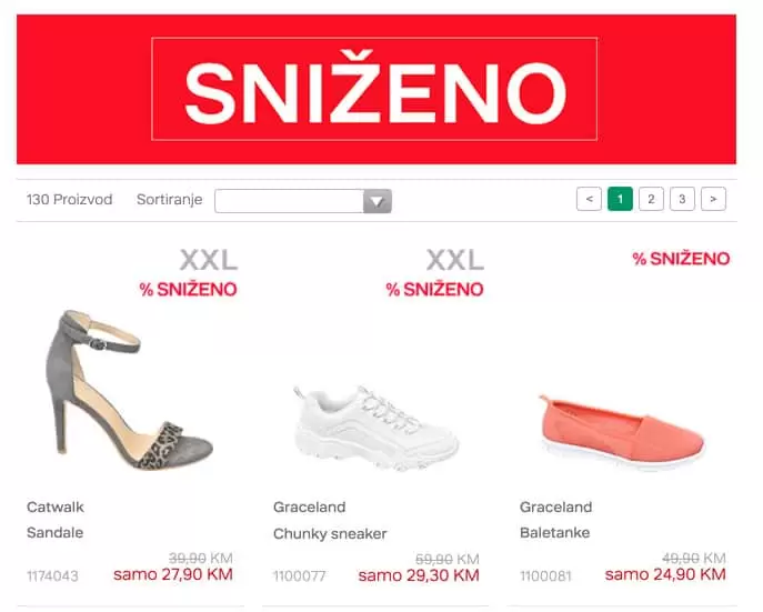 deichman sniženje obuće