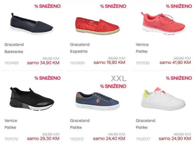 deichman sniženje obuće