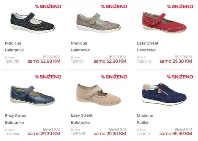 deichman sniženje obuće cizme