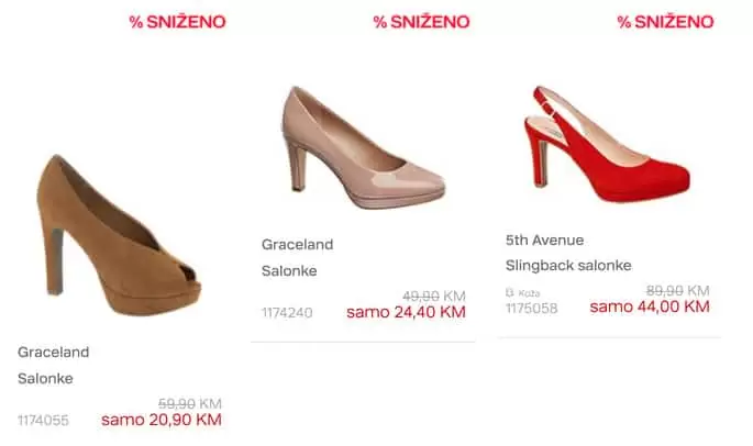 deichman sniženje obuće japanke