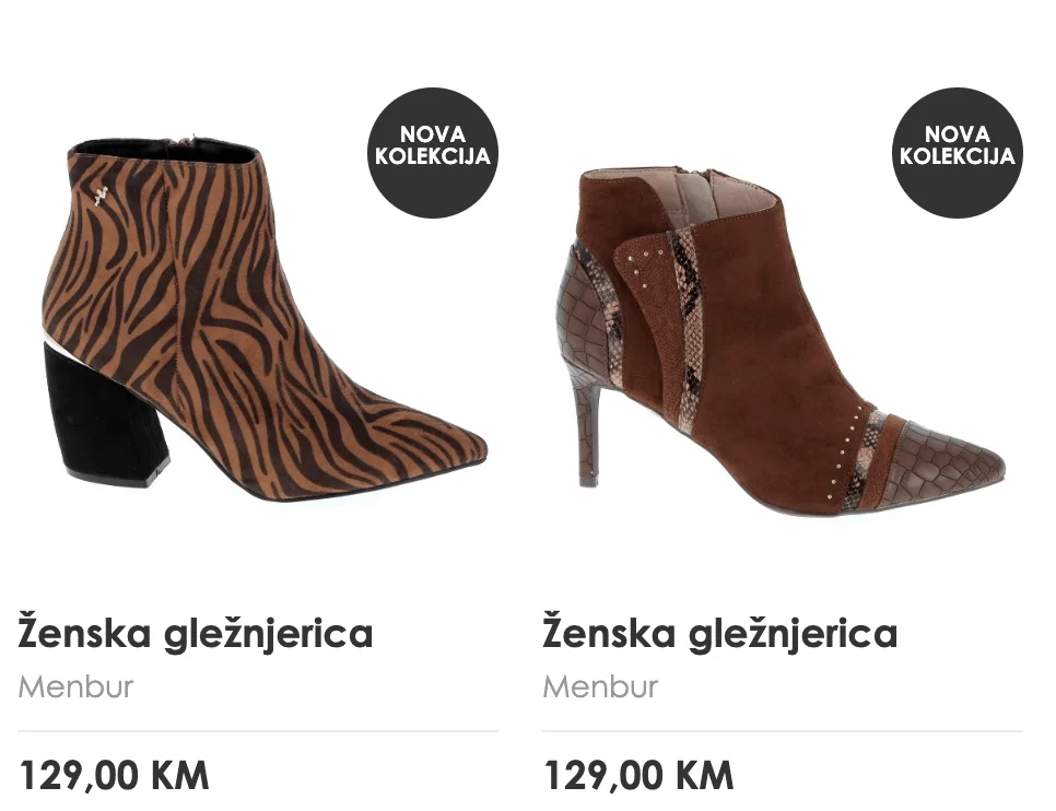 MENBUR Ženska gležnjerica