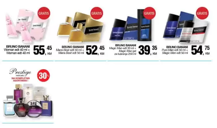 bruno banani je na akciji. brzo u cm.