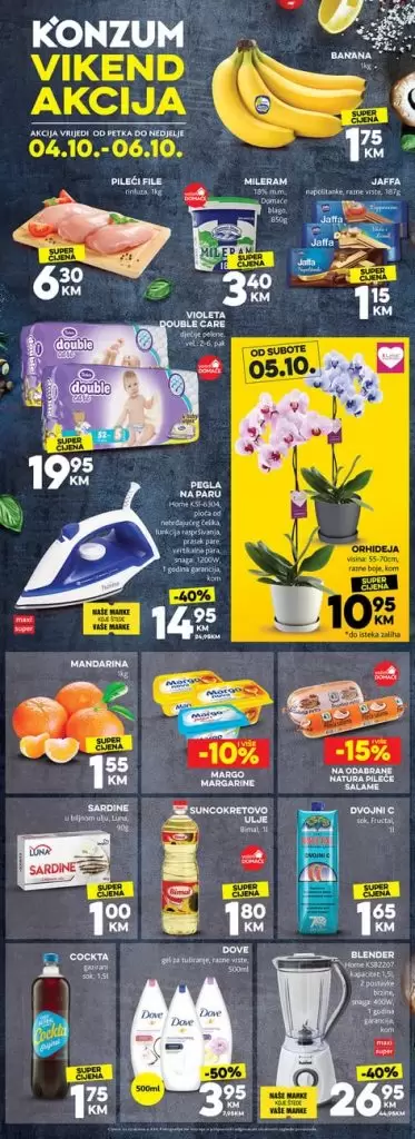 vikend akcija 4-6.10.2019. godine