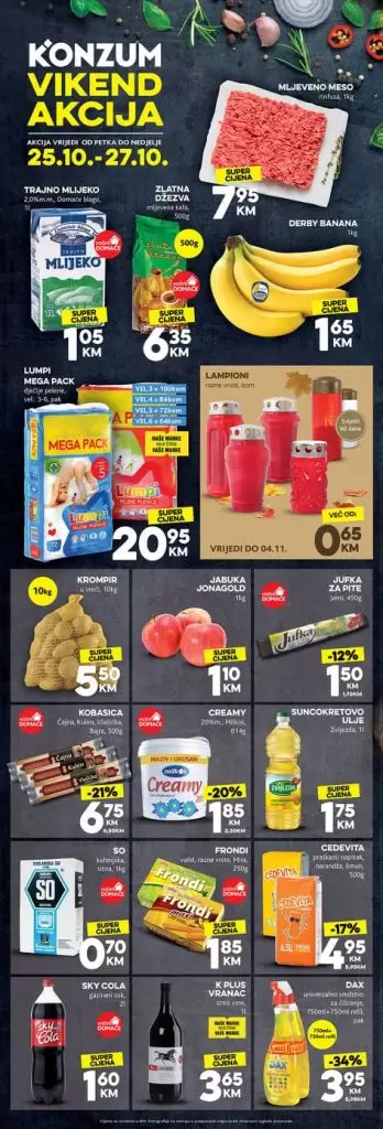 konzum vikend akcija