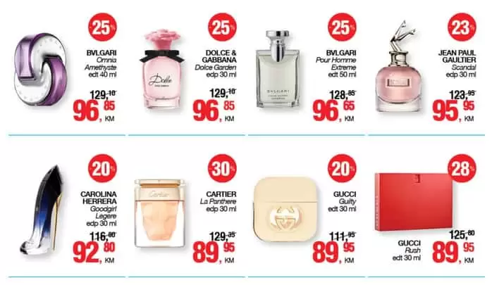 cm cosmetic market super akcija parfema i toaletnih voda