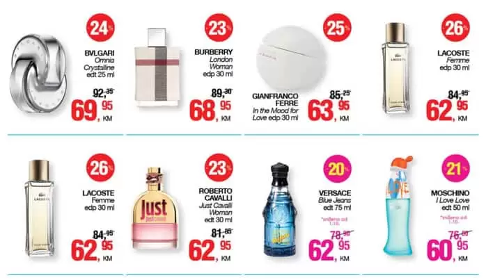 cm cosmetic market super akcija parfema i toaletnih voda