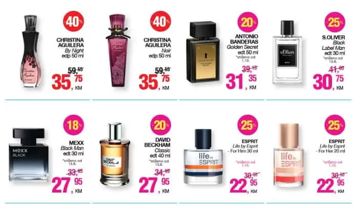 cm cosmetic market super akcija parfema i toaletnih voda
