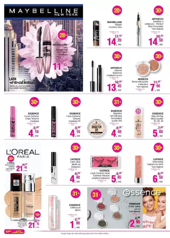 Mazybelline, Bourjois, Deborah, L'Oreal, koji je vas omiljeni dekorativni brend. Odlicna ponuda ceka na vas.