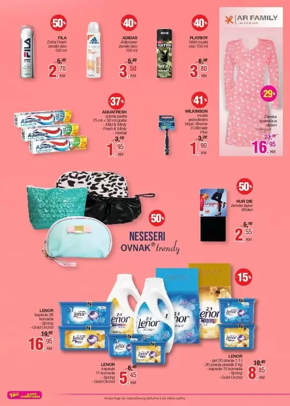 lenor super akcija. omkesovaci na akciji.