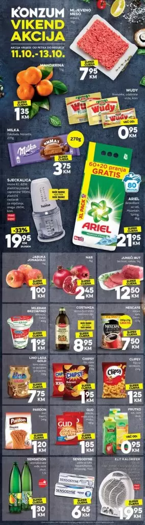 konzum vikend akcija 11.-12.10.2019 godine