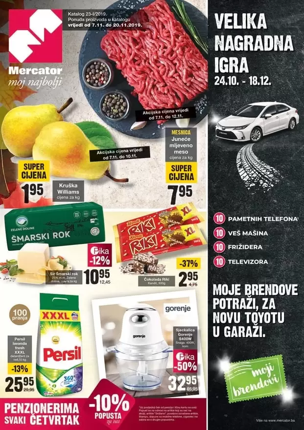 Mercator akcijski katalog. super akcija u mercator-u. merkator katalog. mercator radno vrijeme. sva snizenja na jednom mjestu. super ponuda. akcijski katalog. 