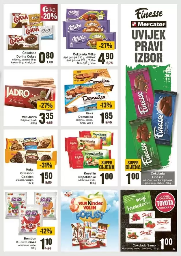 Mercator akcijski katalog. super akcija u mercator-u. merkator katalog. mercator radno vrijeme. sva snizenja na jednom mjestu. super ponuda. akcijski katalog. slatkisi i grickalice