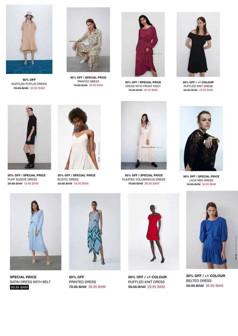 zara snizenje haljina shopping