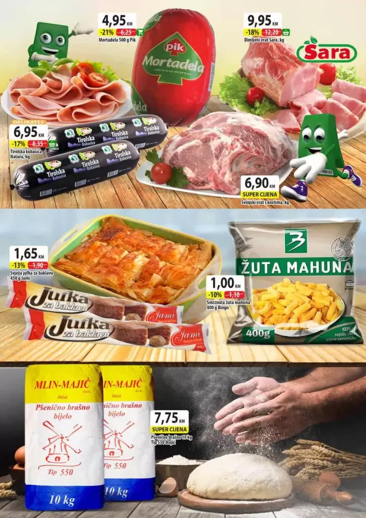 Vikend akcija u periodu od 7. do 10. novembra je u toku. Ne propustite odlična sniženja na Vaše omiljene artikle. Jer vrijeme je da se opustite i uživate u shoppingu po odličnim pogodnostima. snizenje prehrane. snizeno. super akcija. akcijski katalog. super ponuda