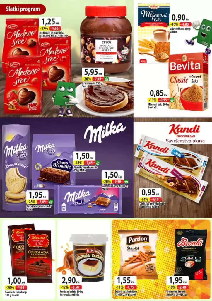 Vikend akcija u periodu od 7. do 10. novembra je u toku. Ne propustite odlična sniženja na Vaše omiljene artikle. Jer vrijeme je da se opustite i uživate u shoppingu po odličnim pogodnostima. snizenje prehrane. snizeno. super akcija. akcijski katalog. milka snizenje