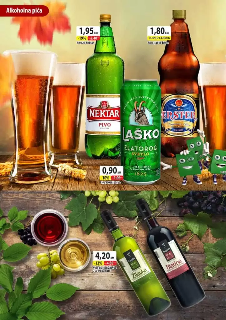 Vikend akcija u periodu od 7. do 10. novembra je u toku. Ne propustite odlična sniženja na Vaše omiljene artikle. Jer vrijeme je da se opustite i uživate u shoppingu po odličnim pogodnostima. snizenje prehrane. snizeno. super akcija. akcijski katalog. bingo radno vrijeme