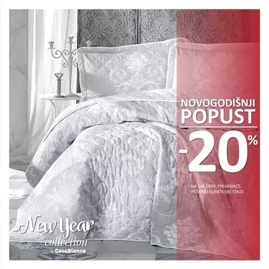 Topli napitak ☕, mekana i topla dekica i zimsko ušuškavanje može da počne! ? Novogodišnju magiju ? začini novogodišnjim popustom od -20% na asortiman dekica, prekrivača, peškira i kupatilskih staza #CasaBiancaMagic#NewYearMagic ?CasaBianca, II sprat, Sarajevo City Centar ; ?CasaBianca, Jevrejska bb, Banja Luka ; posteljina