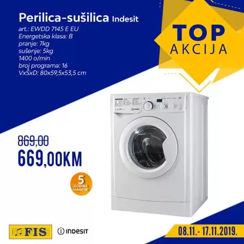 Petak je dan zaaa... TOP AKCIJU!!! ??? U ovoj fenomenalnoj ? akciji snizili smo cijene, naravno, ? artikala! Izdvojili smo jakne, čizme, piđame, sušilicu, namještaj i druge ? artikle i snizili im cijene! ? akcija traje od 8.11. - 17.11.2019., vidimo se u FIS-u! ?????? namjestaj u fis trgovinama. top akcija. akcijski katalog. akcijska cijena. super ponuda. perilica-susulica. SUPER AKCIJA.