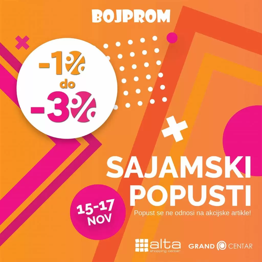 Pozivamo vas da nas posjetite na dječijem sajmu u Sarajevu 15, 16. 17.11. Spremili smo vam, kao i uvijek, mnoge popsute u našoj radnji. ?? Očekujemo vas da se družimo ova tri dana! ?