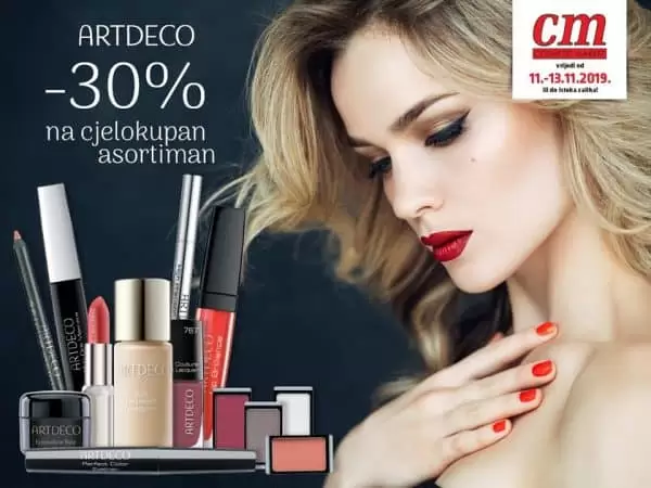 ARTDECO ruž neće brzo nestati s usana i nije ga potrebno dodatno popravljati. ? Pakiranje ARTDECO proizvoda je krajnje minimalističko i savršeno će se uklopiti u kozmetički neseser svake moderne dame! -30% na cjelokupan ARTDECO asortiman, vidimo se u cm-u!