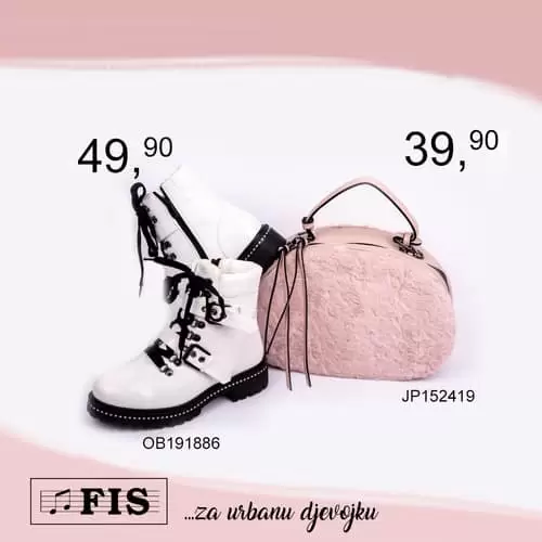 NOVO U PONUDI! Cipele i torbice koje će upotpuniti svaki stil i dodati vašem stajlingu 'ono nešto' se nalaze na našim policama! Vidimo se u FIS-u! akcija u Fosu. snizeno. snizenje/