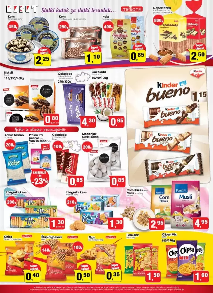 Robotov cjenomobil Vas vodi u svijet top cijena ? Akcija vrijedi od 22.11. do 30.11. robot akcija. robot akcijski katalog. robot snizenje. najbolje cijene . gdje su najbolje cijene. ponuda. akcija. popusti. snizeno. snizenje kinder bueno. 