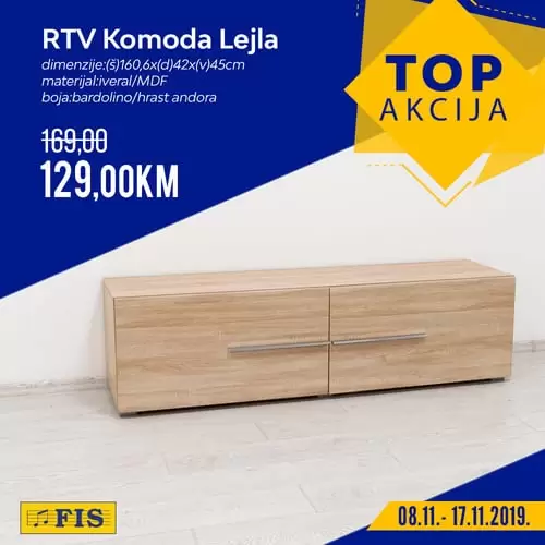 Petak je dan zaaa... TOP AKCIJU!!! ??? U ovoj fenomenalnoj ? akciji snizili smo cijene, naravno, ? artikala! Izdvojili smo jakne, čizme, piđame, sušilicu, namještaj i druge ? artikle i snizili im cijene! ? akcija traje od 8.11. - 17.11.2019., vidimo se u FIS-u! ?????? namjestaj u fis trgovinama. top akcija. akcijski katalog. akcijska cijena. super ponuda.
