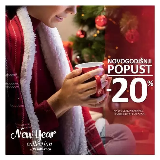 Topli napitak ☕, mekana i topla dekica i zimsko ušuškavanje može da počne! ? Novogodišnju magiju ? začini novogodišnjim popustom od -20% na asortiman dekica, prekrivača, peškira i kupatilskih staza #CasaBiancaMagic#NewYearMagic ?CasaBianca, II sprat, Sarajevo City Centar ; ?CasaBianca, Jevrejska bb, Banja Luka ; posteljina i deka