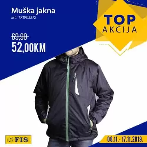 Petak je dan zaaa... TOP AKCIJU!!! ??? U ovoj fenomenalnoj ? akciji snizili smo cijene, naravno, ? artikala! Izdvojili smo jakne, čizme, piđame, sušilicu, namještaj i druge ? artikle i snizili im cijene! ? akcija traje od 8.11. - 17.11.2019., vidimo se u FIS-u! ??????. fis super akcija. odlicne cijene.