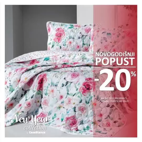 Topli napitak ☕, mekana i topla dekica i zimsko ušuškavanje može da počne! ? Novogodišnju magiju ? začini novogodišnjim popustom od -20% na asortiman dekica, prekrivača, peškira i kupatilskih staza #CasaBiancaMagic#NewYearMagic ?CasaBianca, II sprat, Sarajevo City Centar ; ?CasaBianca, Jevrejska bb, Banja Luka ; posteljina sa svijecem