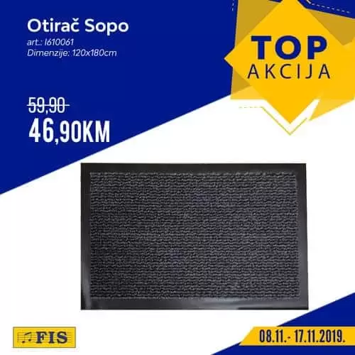 Petak je dan zaaa... TOP AKCIJU!!! ??? U ovoj fenomenalnoj ? akciji snizili smo cijene, naravno, ? artikala! Izdvojili smo jakne, čizme, piđame, sušilicu, namještaj i druge ? artikle i snizili im cijene! ? akcija traje od 8.11. - 17.11.2019., vidimo se u FIS-u! ??????. gdje kupiti najpovoljnije odjecu. fis super ponuda