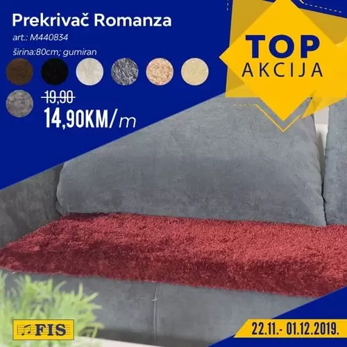 OP AKCIJA od 22.11. - 1.12.2019.! I ovog petka ? artikli na našoj ? akciji!????? Posjetite nas i uvjerite se zašto se u FIS-u kupuje sa zadovoljstvom! Fis vitez. fis akcija. fis katalog, fis radno vrijeme. fis super akcija. fis akcijski katalog. snizenje. snizeno. popusti. akcije. top akcija. top artikli. prekrivac