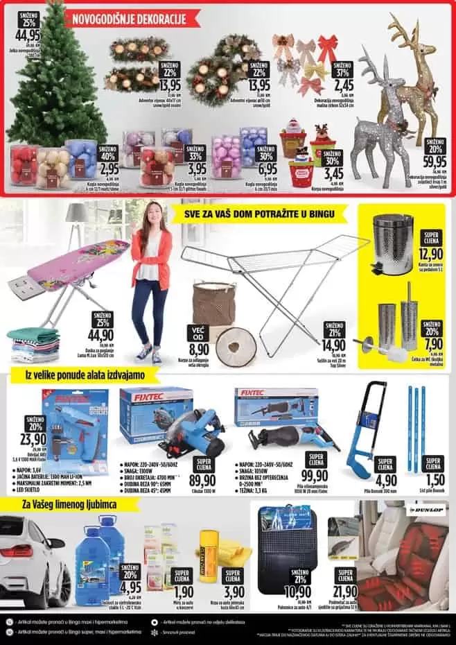 bongo akcijski katalog. bingo katalog. bingo super akcija. volim bingo. bingo kralj dobrih cijena. posteljina. kuhinjski pribor, posudje. novogodisnji asortiman