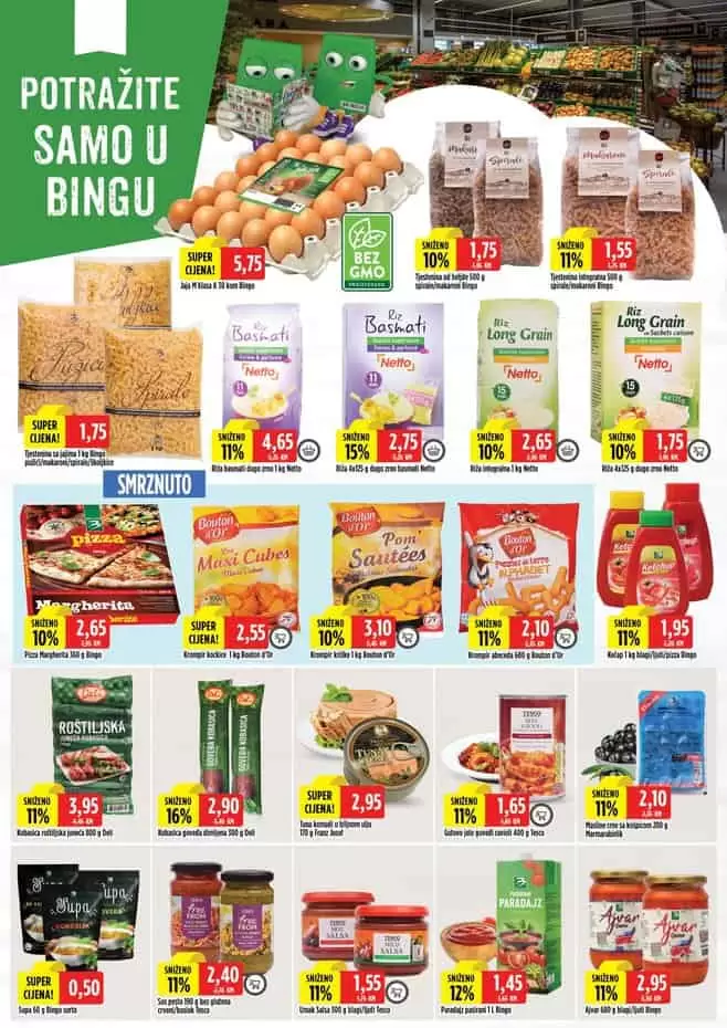 bongo akcijski katalog. bingo katalog. bingo super akcija. volim bingo. bingo kralj dobrih cijena.