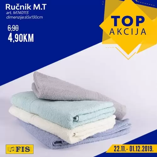 OP AKCIJA od 22.11. - 1.12.2019.! I ovog petka ? artikli na našoj ? akciji!????? Posjetite nas i uvjerite se zašto se u FIS-u kupuje sa zadovoljstvom! Fis vitez. fis akcija. fis katalog, fis radno vrijeme. fis super akcija. fis akcijski katalog. snizenje. snizeno. popusti. akcije. top akcija. top artikli. rucnik. peskir.