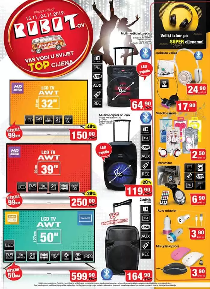 robot super akcija tehnike. akcijski katalog. snizenje. snizeno. mjesto najboljih cijena. radno vrijeme robot.