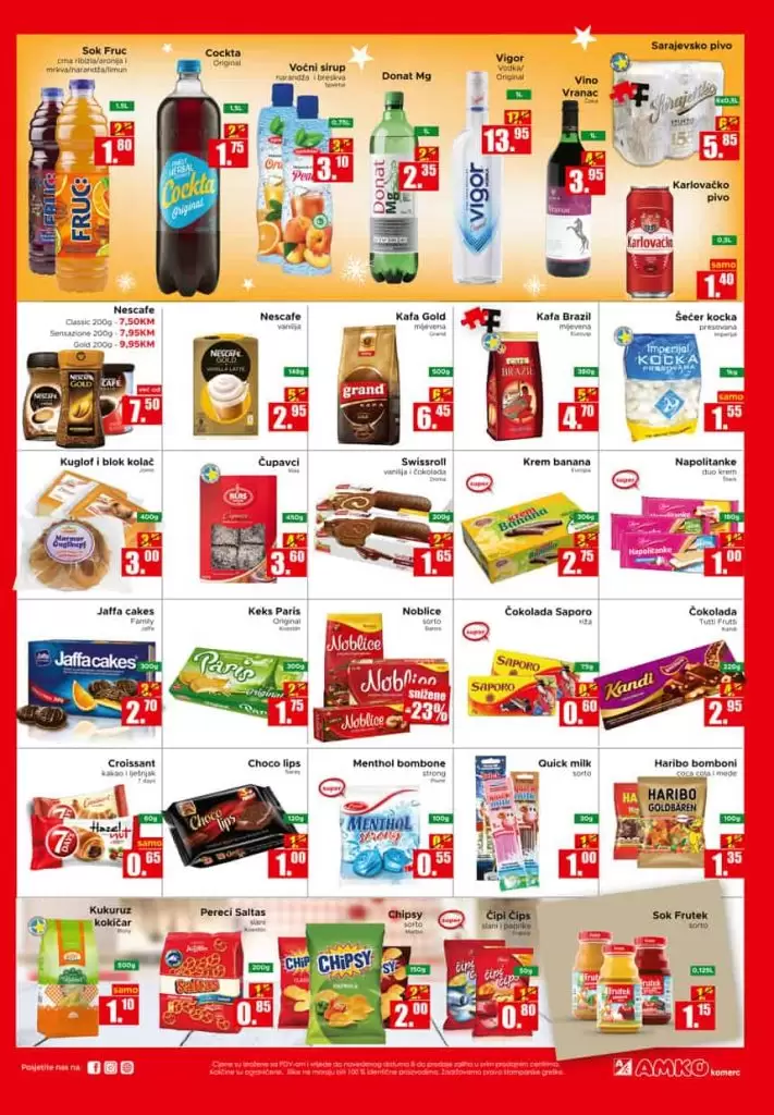 amko akcijaki katalog. zaspolenje. super akcija. popusti. snizenje. snizeno. piice