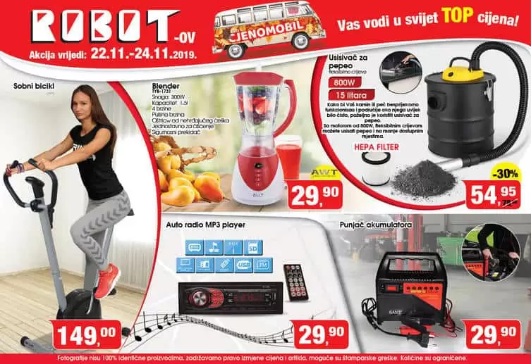 robot akcijski katalog tehnike. katalog. snizeno. snizenje.