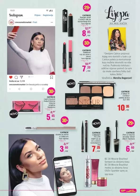 cm akcijski katalog 15.11.-29.11.2019. godine. cm cosmetic makrt katalog. snizeno u cm-u. snizenje. super akcija. 100 dana super cijena. cm radno vrijeme. cm zaposlenje. LIJEPA NA MOJ NACIN. CATRICE COSMETIC 